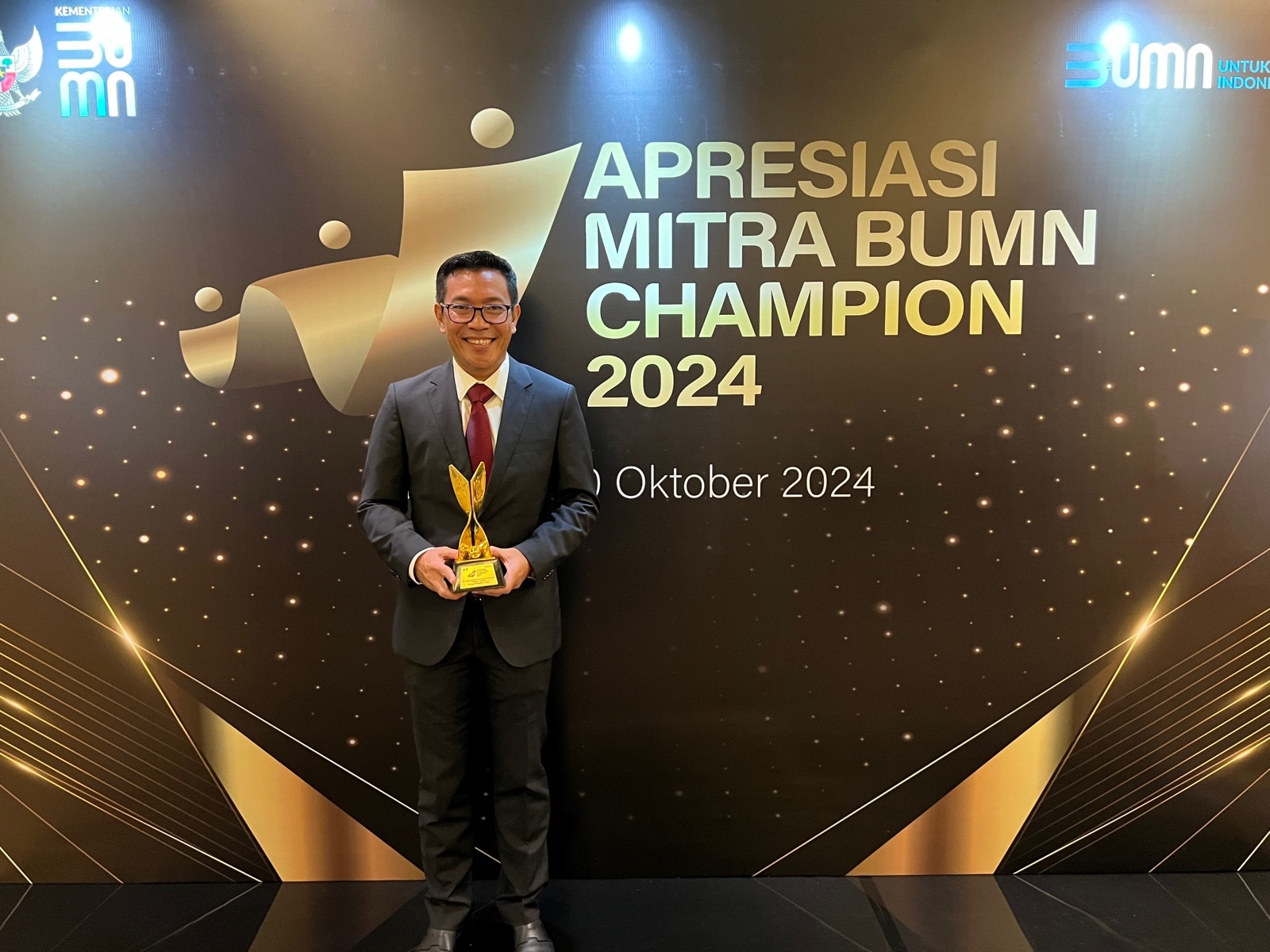 Recognition for Telin : Awarded 1st Place for BUMN Champion Partner